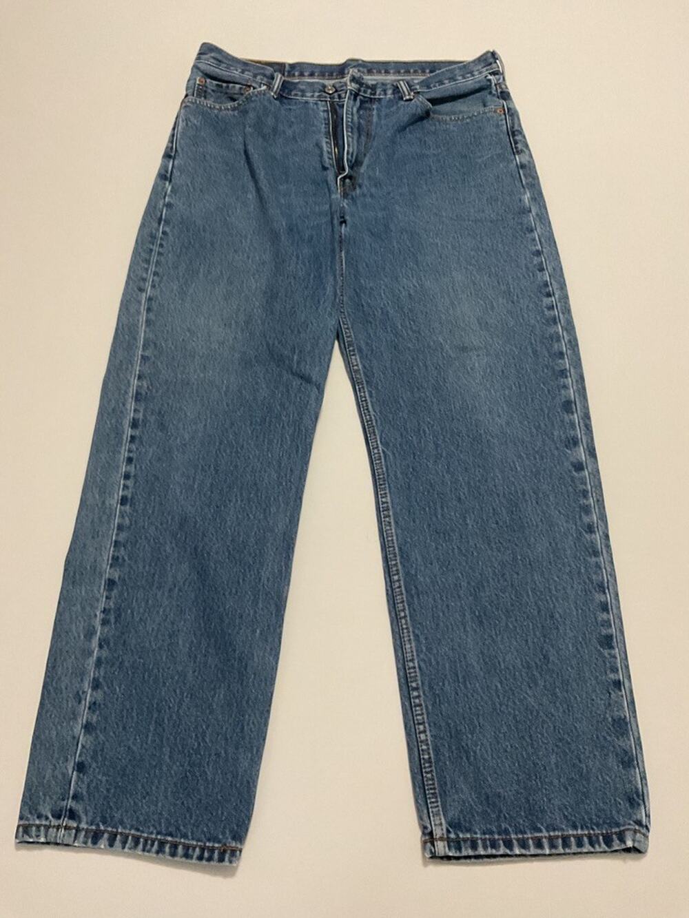 2 Pair Levi's 550 Relaxed Fit Jeans Men 36x32 Stonewash 90s Style Baggy Lot